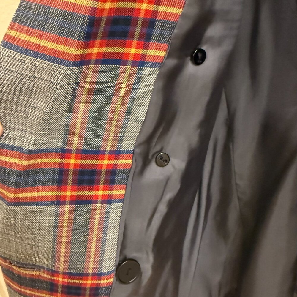 Smythe Plaid Double Breasted Blazer (8) & Karen Millen red top - Picture 8 of 13